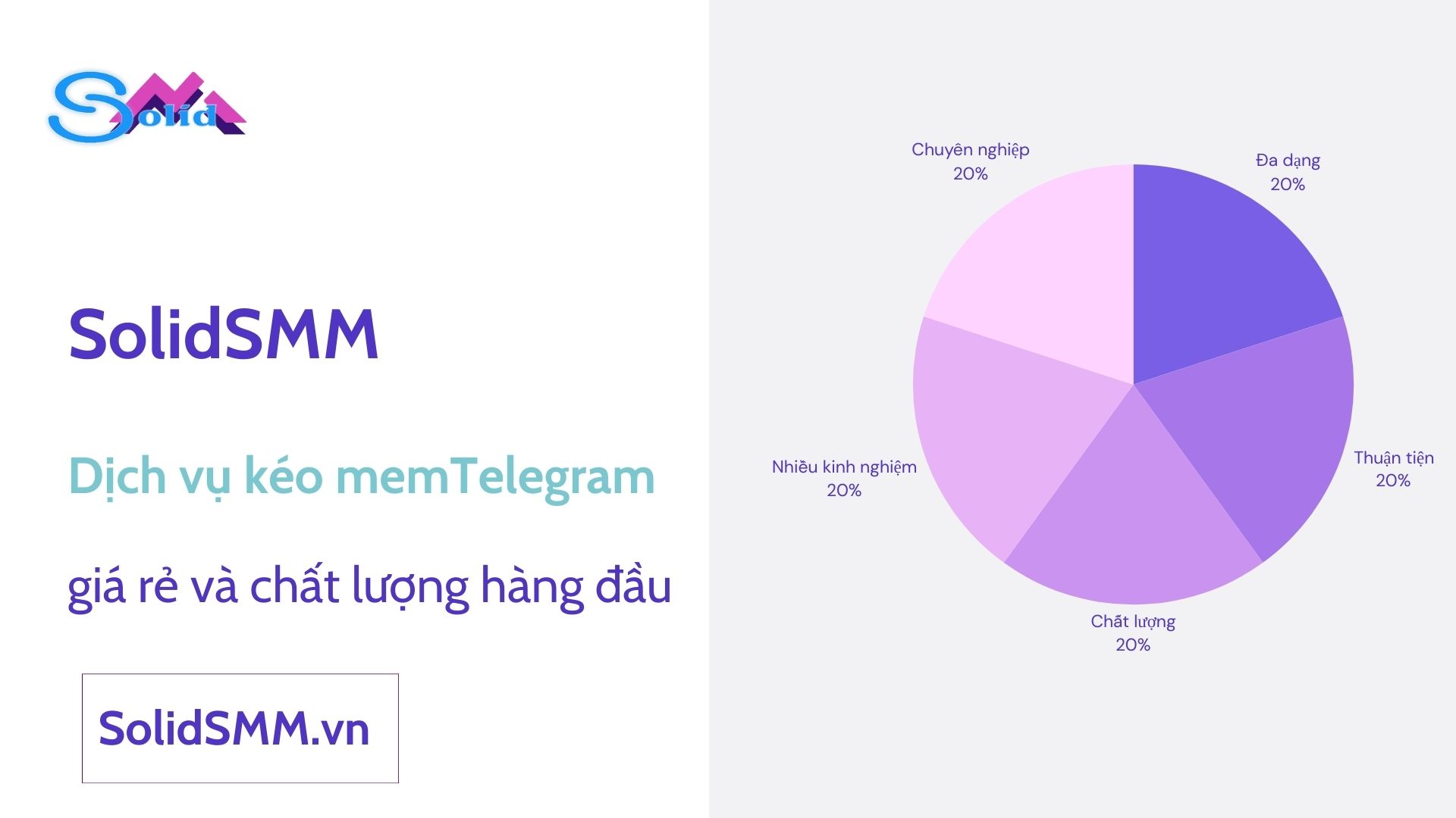 SolidSMM - Dịch vụ kéo mem Telegram uy tín và giá rẻ