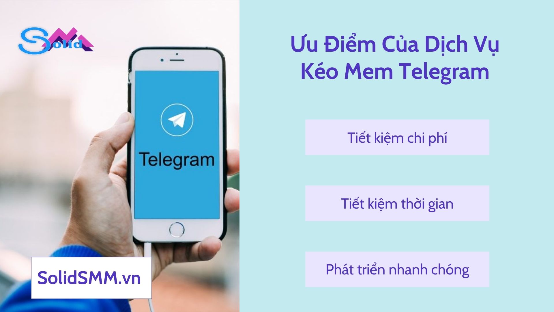 Ưu điểm của dịch vụ kéo mem Telegram
