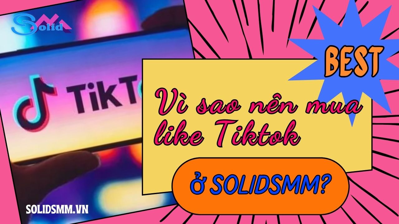 Vì sao nên mua like Tiktok ở SolidSMM?